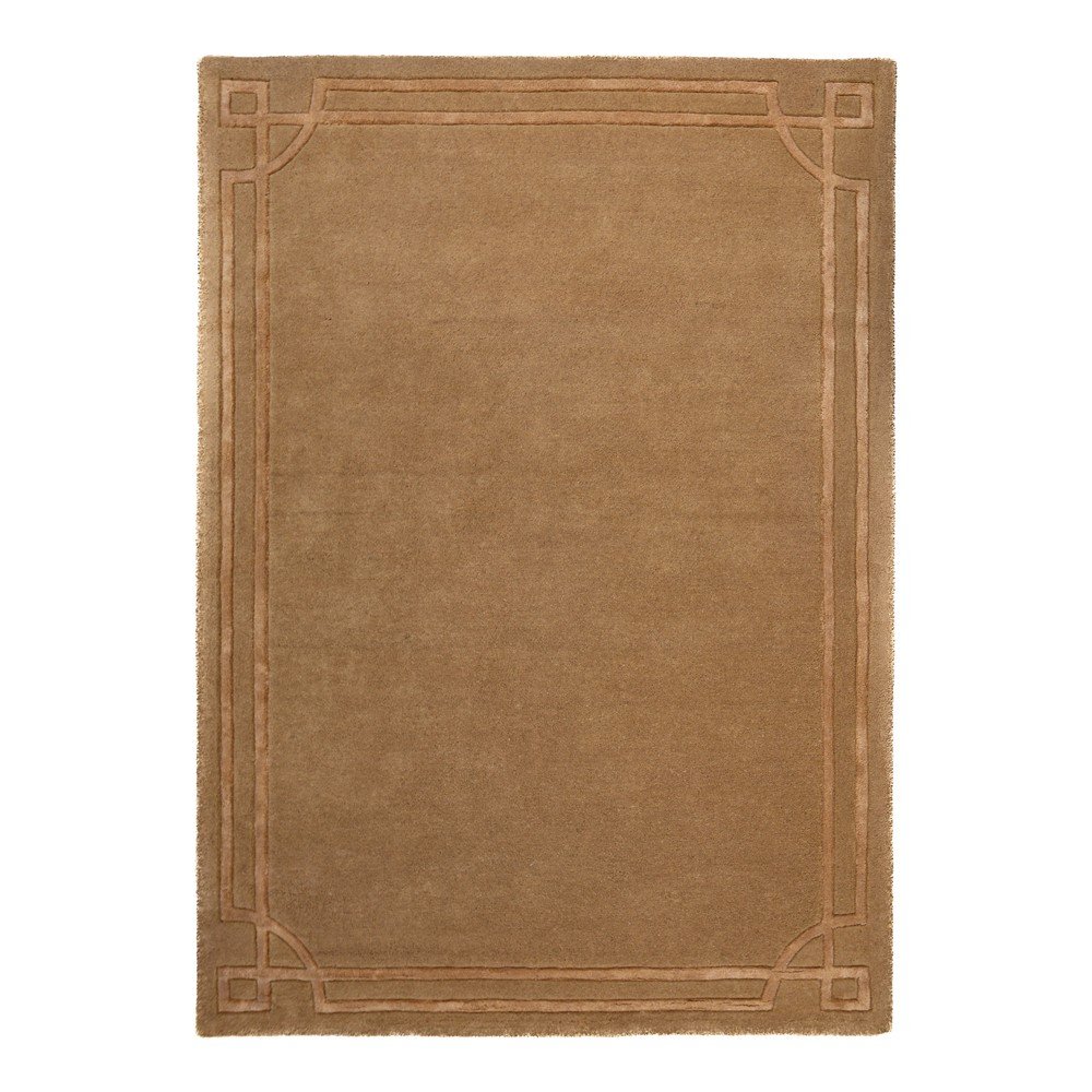 Terrakotta színű kézi szövésű gyapjú szőnyeg 120x170 cm Gatsby – Flair Rugs