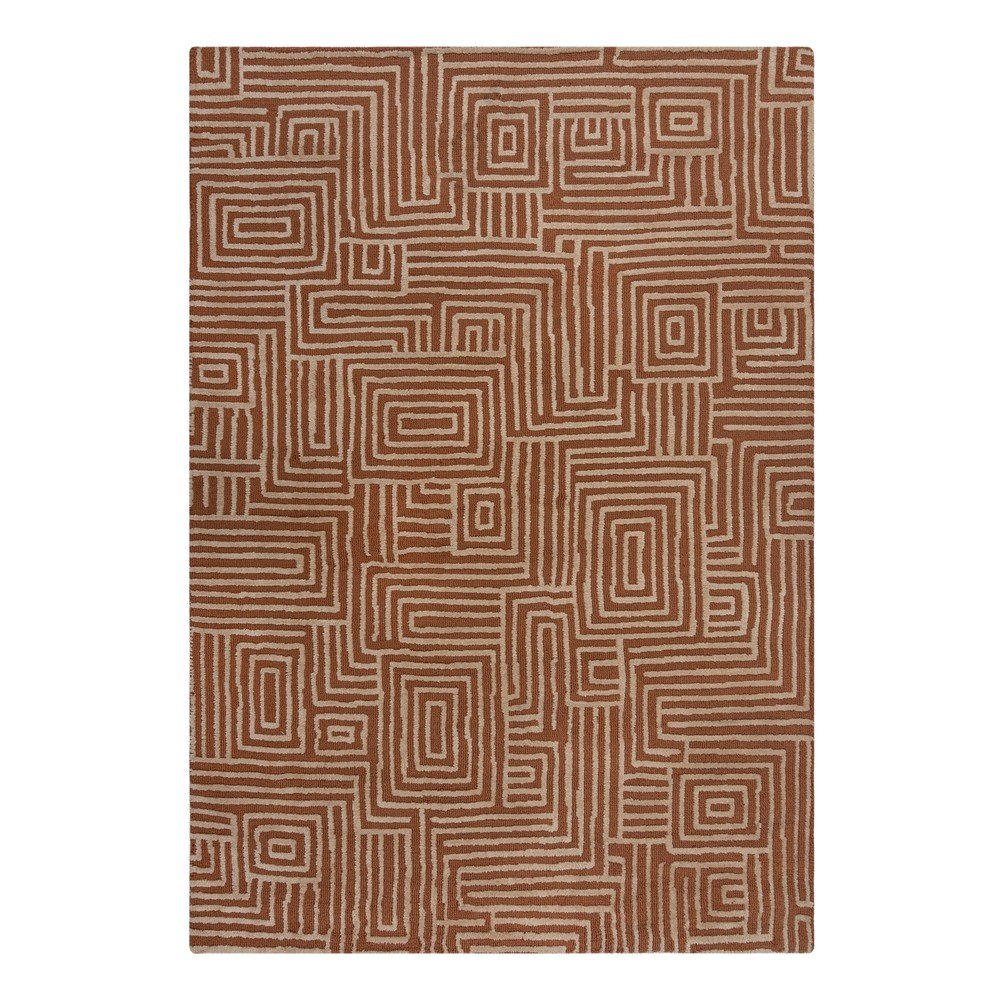 Terrakotta színű szőnyeg 160x230 cm Kylo – Flair Rugs