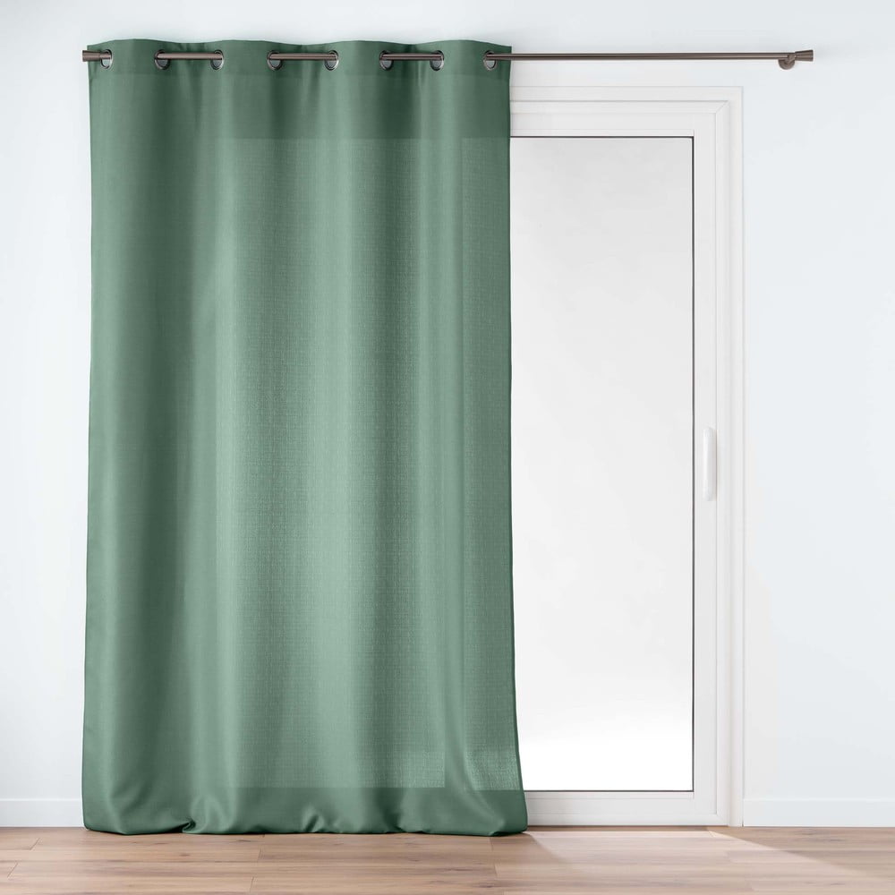 Zöld függöny 140x260 cm Soline – douceur d'intérieur