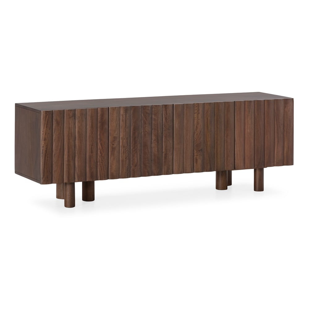 Barna mangófa TV-állvány 160x55x40 cm Tamira – MOME