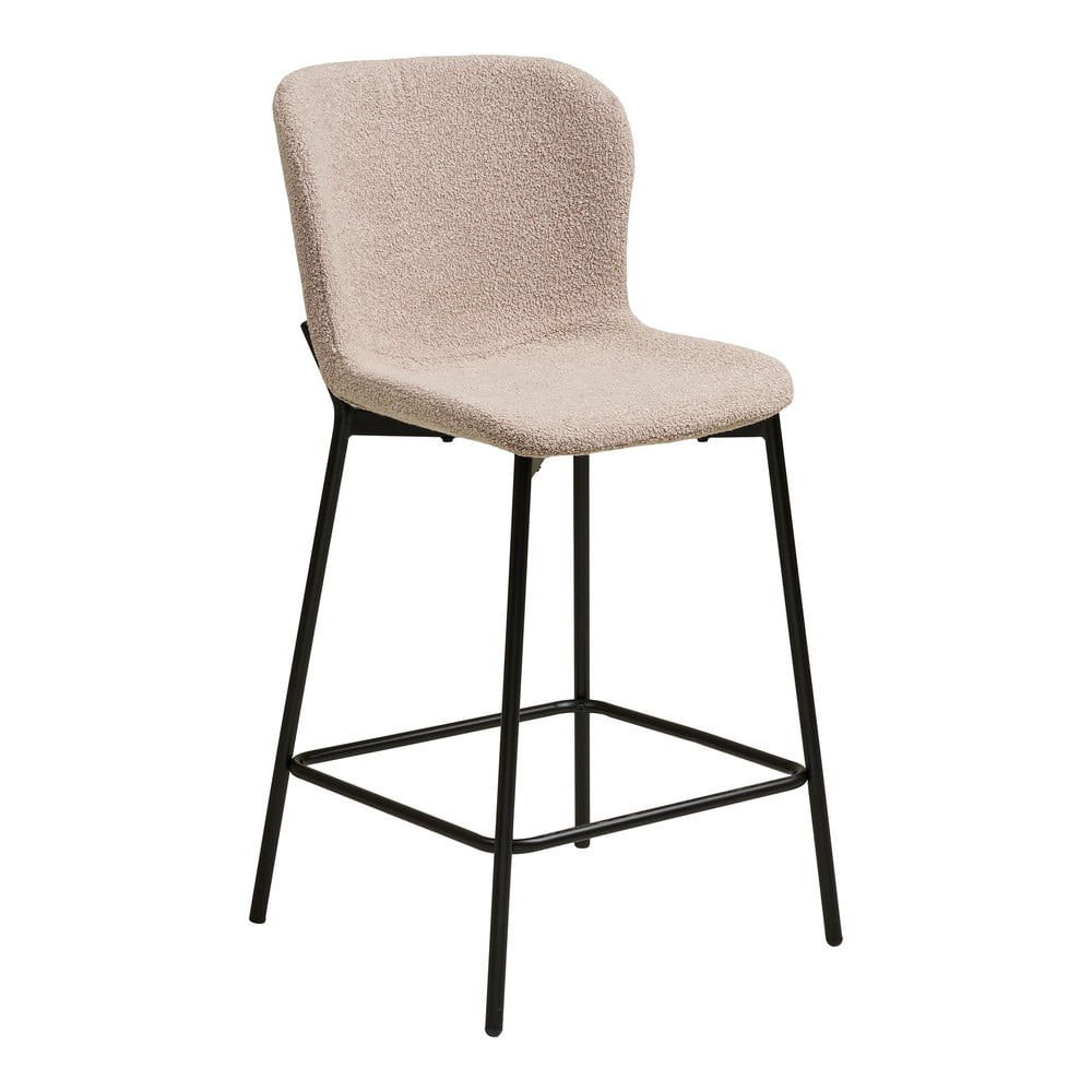 Bézs kárpitozott bárszék (ülésmagasság 65 cm) Maceda – House Nordic