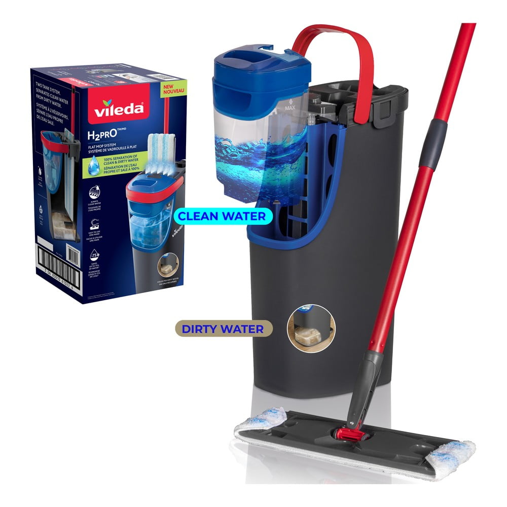 Felmosó vödörrel H2PrO – Vileda