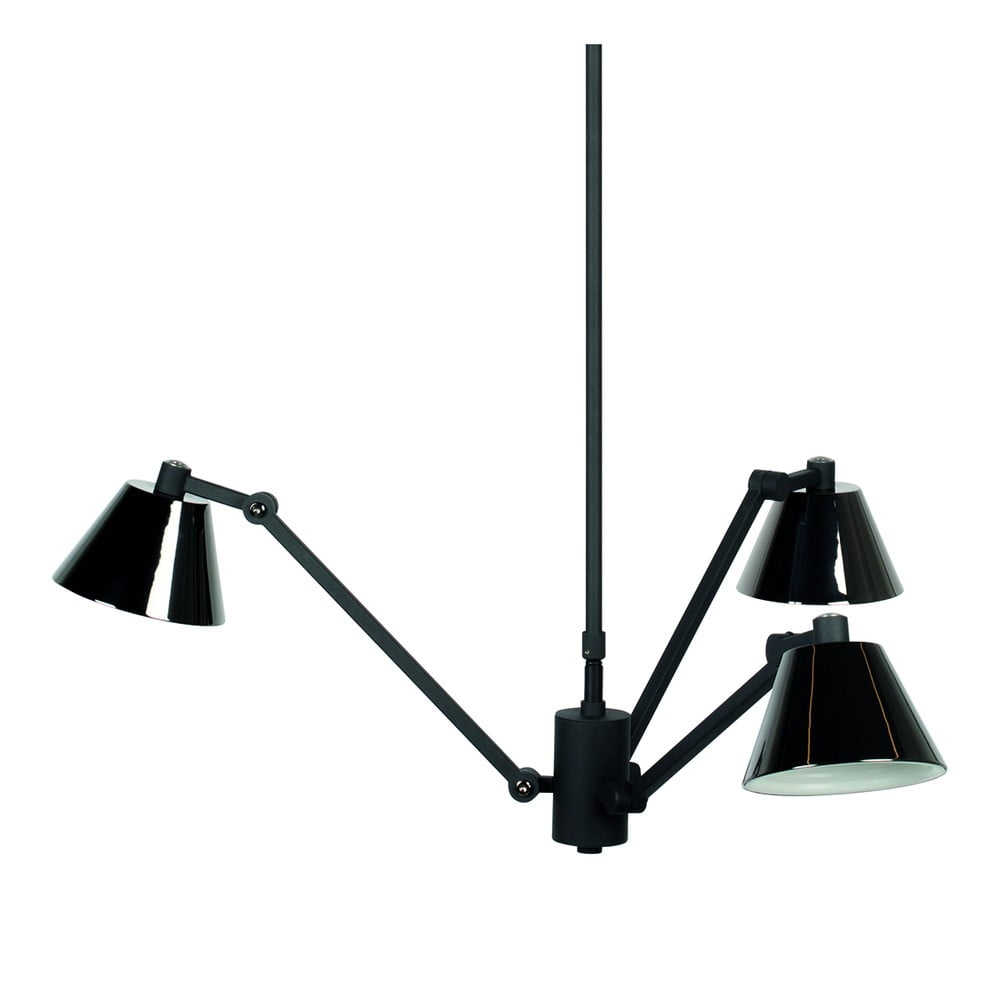 Fényes fekete függőlámpa Lub – Zuiver