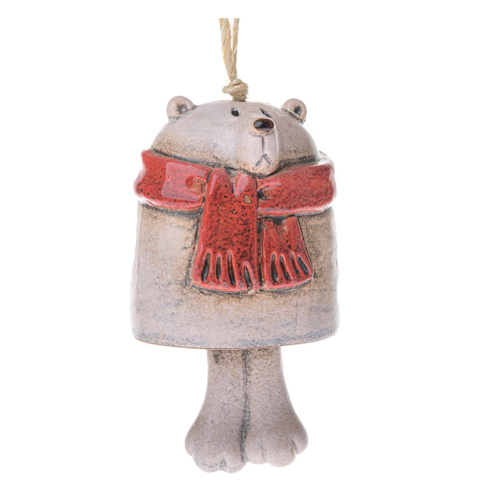 Kerámia karácsonyfadísz 9 cm Polar Bear – Dakls