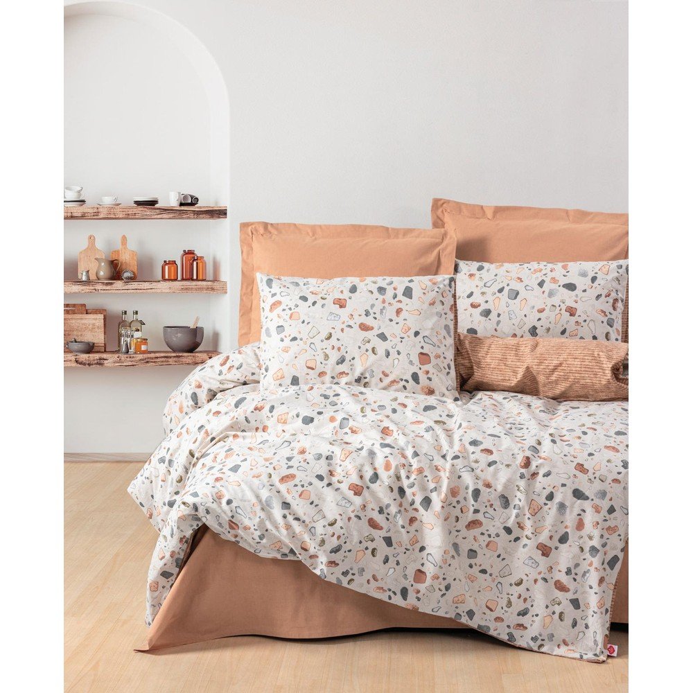 Kétszemélyes-hosszabbított renforcé pamut ágyneműhuzat 240x220 cm Earth-Inspired Calm – Mila Home Luxury