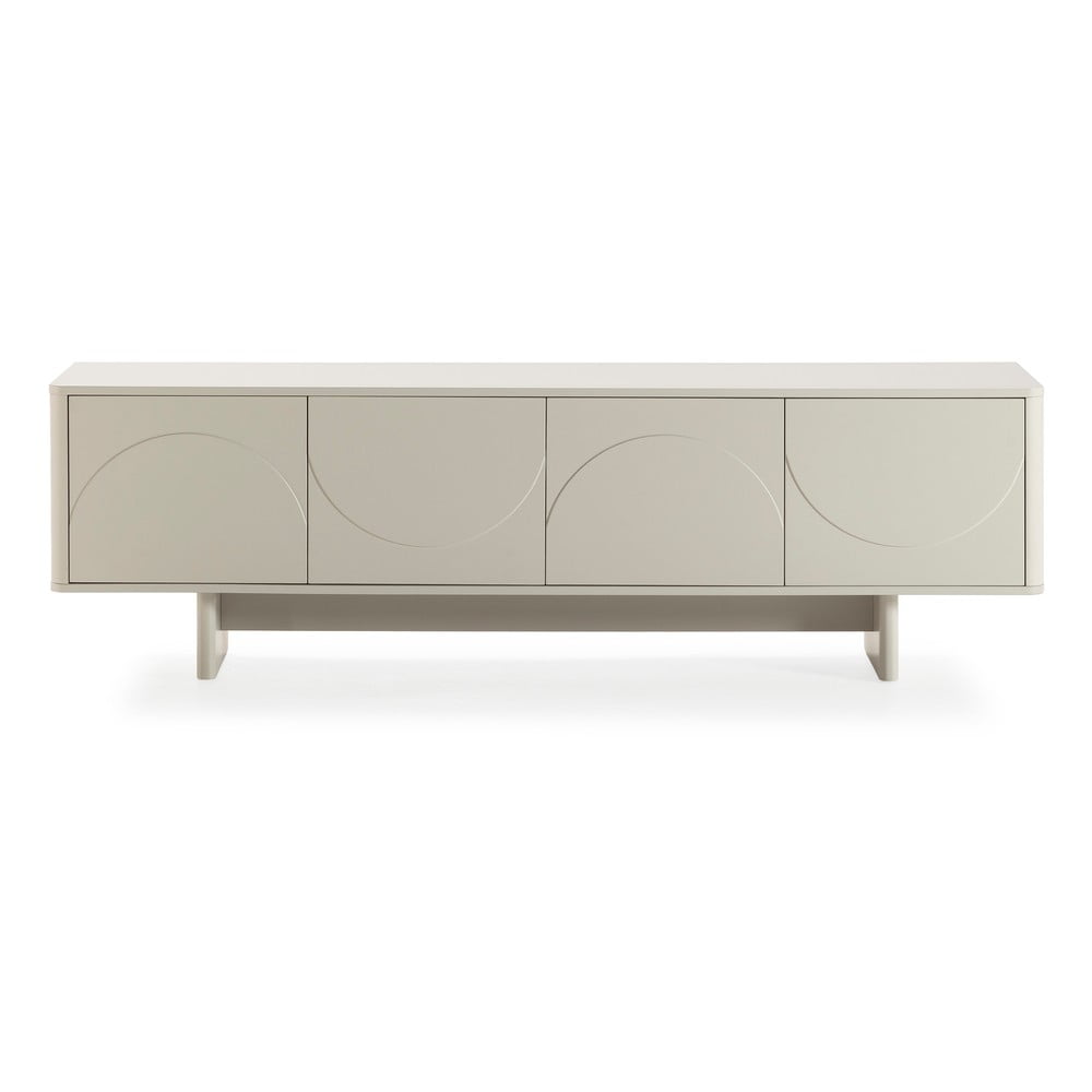 Krémszínű TV-állvány 180x55x40 cm Solei – MOME