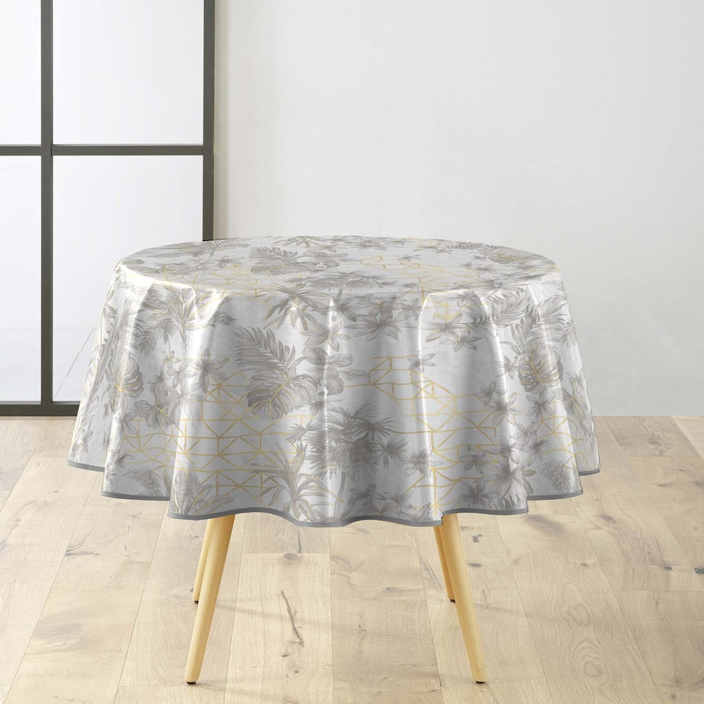 Lemosható asztalterítő ø 160 cm Coconut – douceur d'intérieur