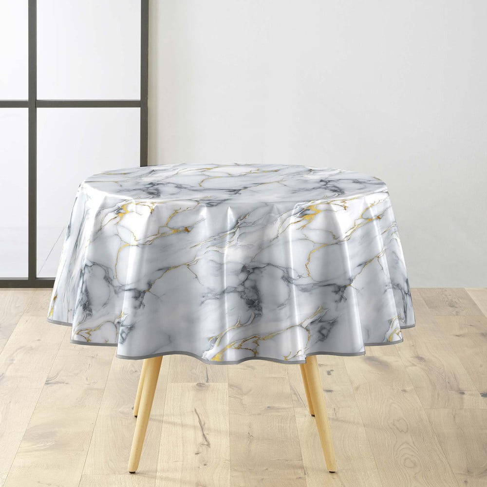 Lemosható asztalterítő ø 160 cm Marquina – douceur d'intérieur