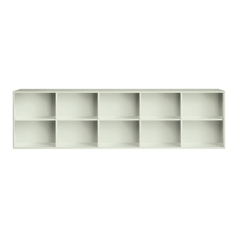 Mentazöld függő könyvespolc 220x61x42 cm Mistral – Hammel Furniture