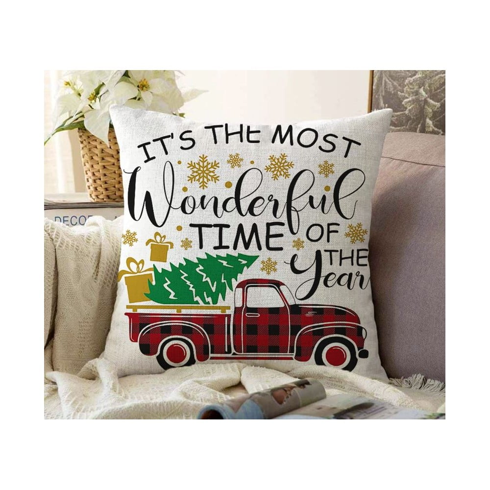 Párnahuzat karácsonyi mintával 43x43 cm Full Ride – Mila Home