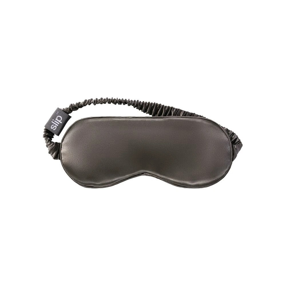 Sötétszürke selyem alvómaszk Charcoal – slip