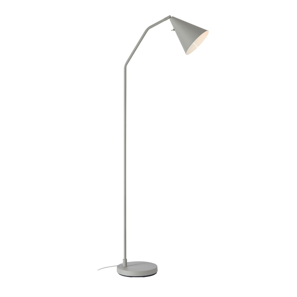 Szürke LED dimmelhető állólámpa fém búrával (magasság 144 cm) Funil – Markslöjd