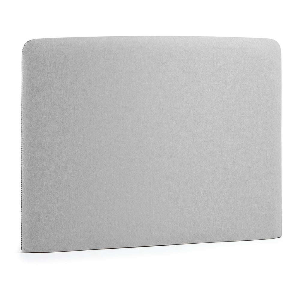 Szürke kárpitozott ágytámla 108x76 cm Dyla – Kave Home