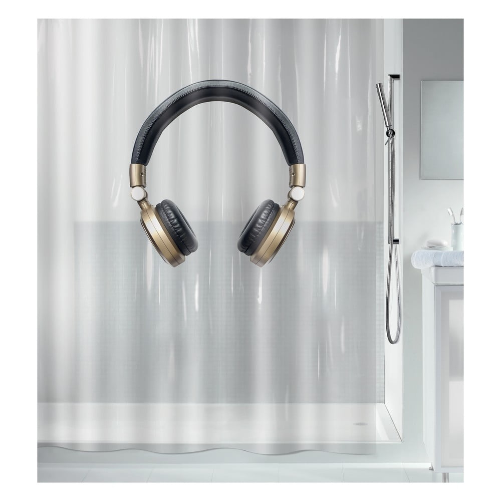 Zuhanyfüggöny 180x200 cm Headphone – Spirella
