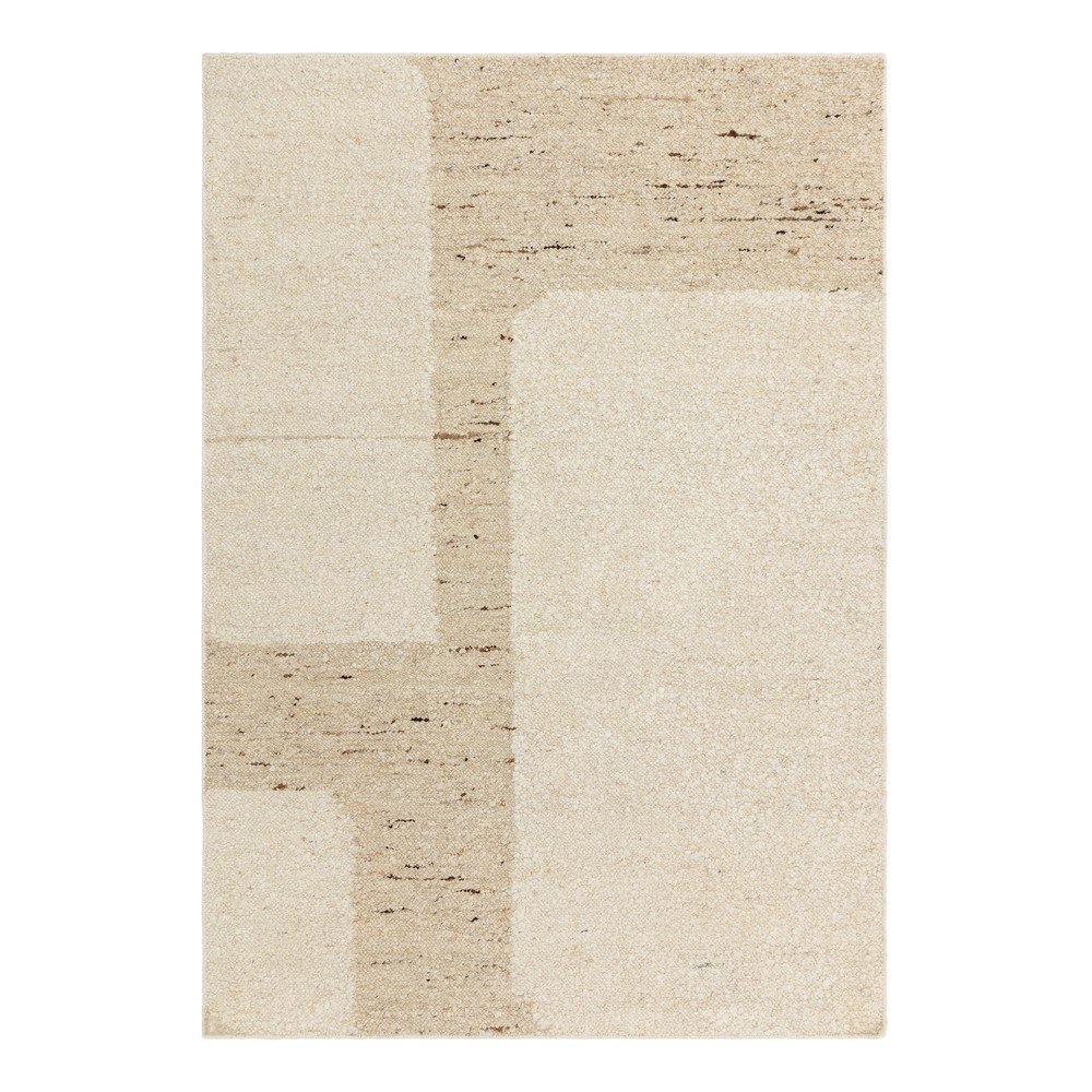 Bézs kétoldalas-kézi szövésű gyapjú szőnyeg 200x290 cm Napa Tumbla – Asiatic Carpets