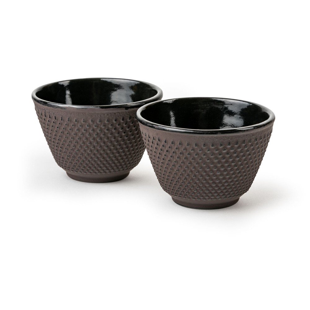 Borvörös öntöttvas csésze szett 2 db-os 100 ml Xilin – Bredemeijer