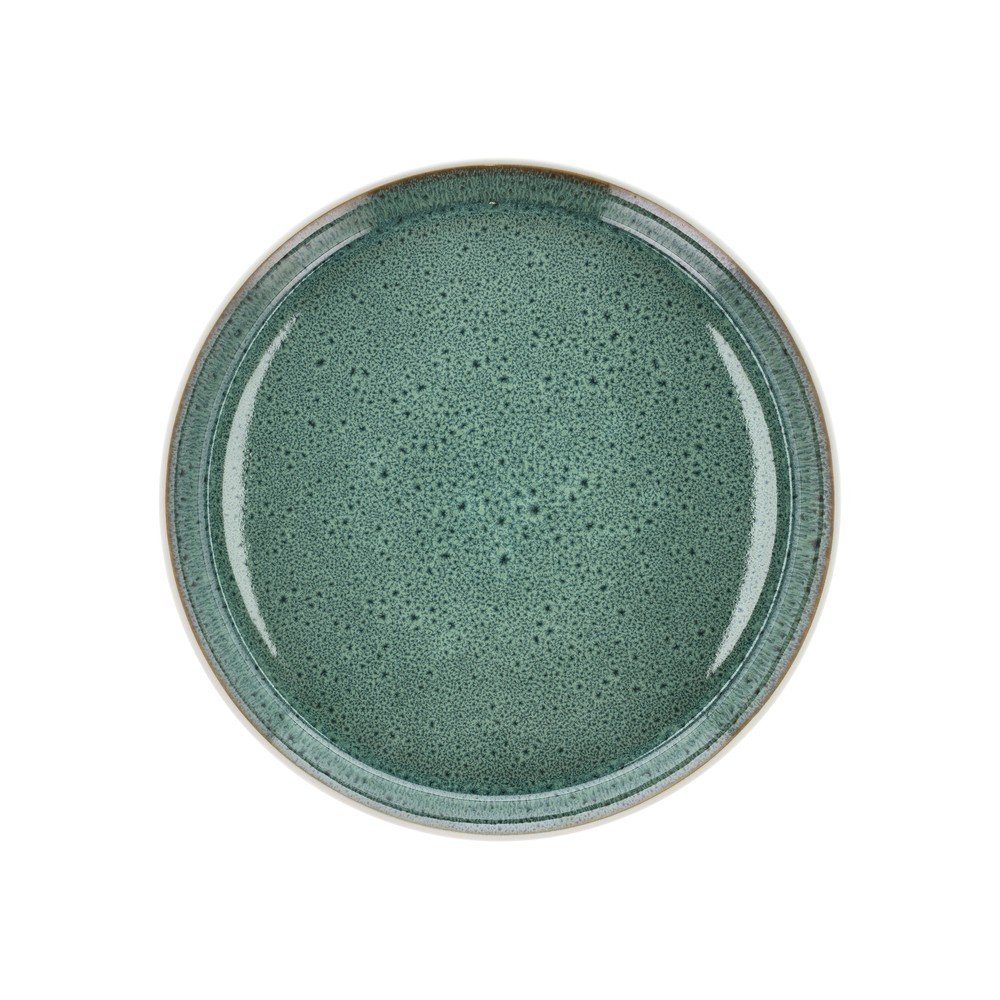 Fehér-zöld kőedény tányér ø 27 cm Gastro White/Green – Bitz