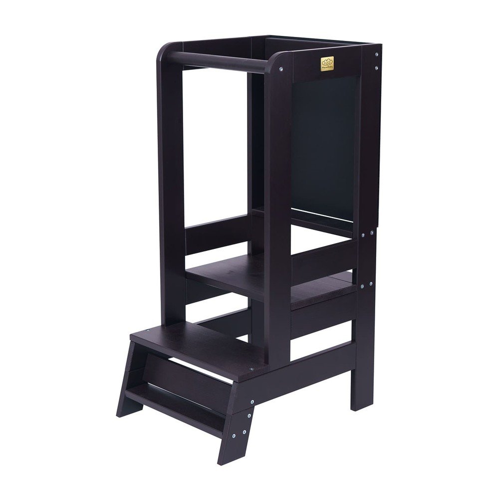 Fekete borovi fenyő tanulótorony Montessori – Meowbaby