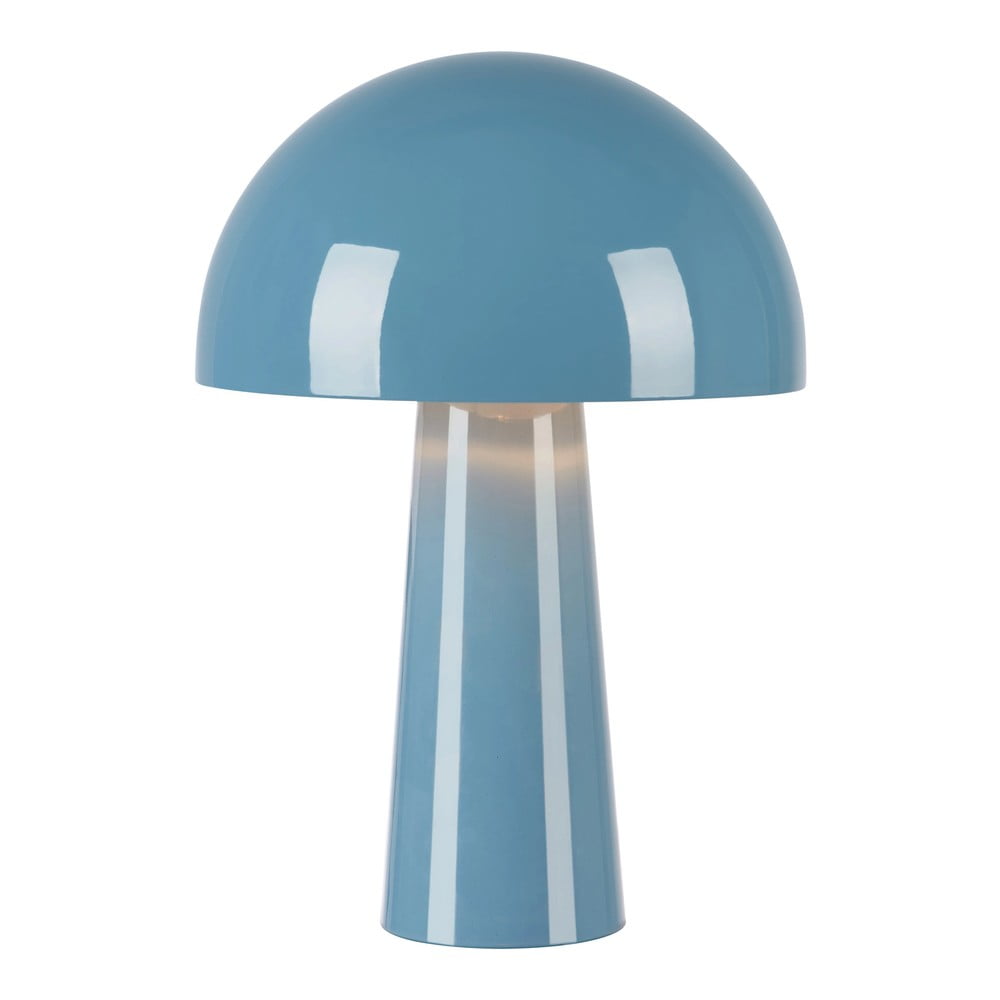 Kék asztali lámpa fém búrával (magasság 36 cm) Mantar – Markslöjd