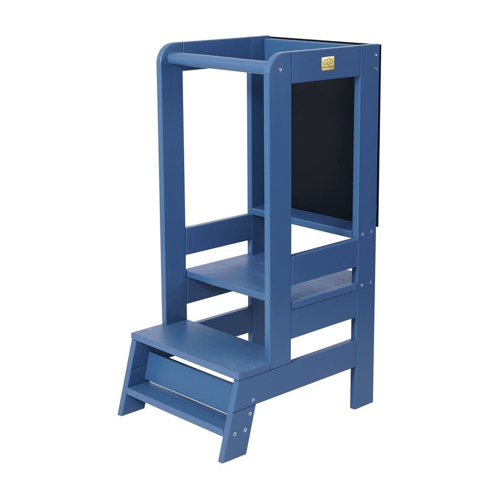 Kék borovi fenyő tanulótorony Montessori – Meowbaby