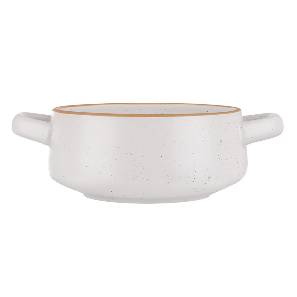 Krémszínű kerámia tálka szett 4 db-os 850 ml Statek – Orion