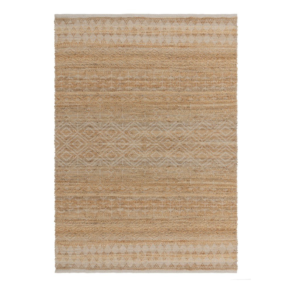 Natúr színű kézi szövésű jutakeverék szőnyeg 200x290 cm Asher Natural – Asiatic Carpets