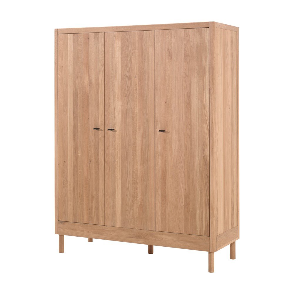 Natúr színű tölgyfa gyerek ruhásszekrény 146x190x55 cm Forrest – Vipack