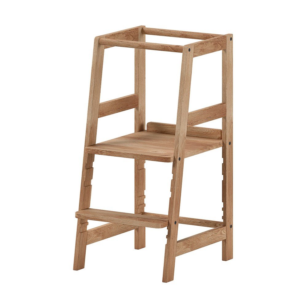 Natúr színű tölgyfa tanulótorony Forrest – Vipack