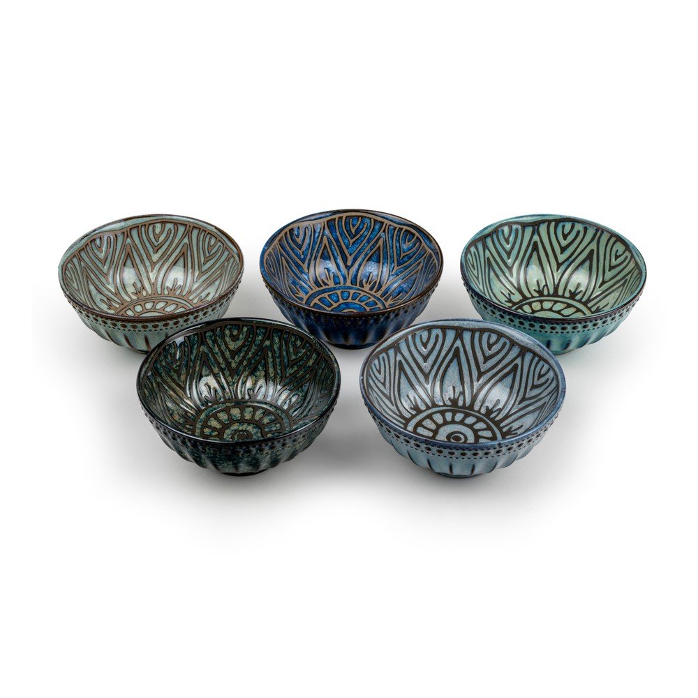 Porcelán szervírozó tálka szett 5 db-os 150 ml Jara – Bredemeijer