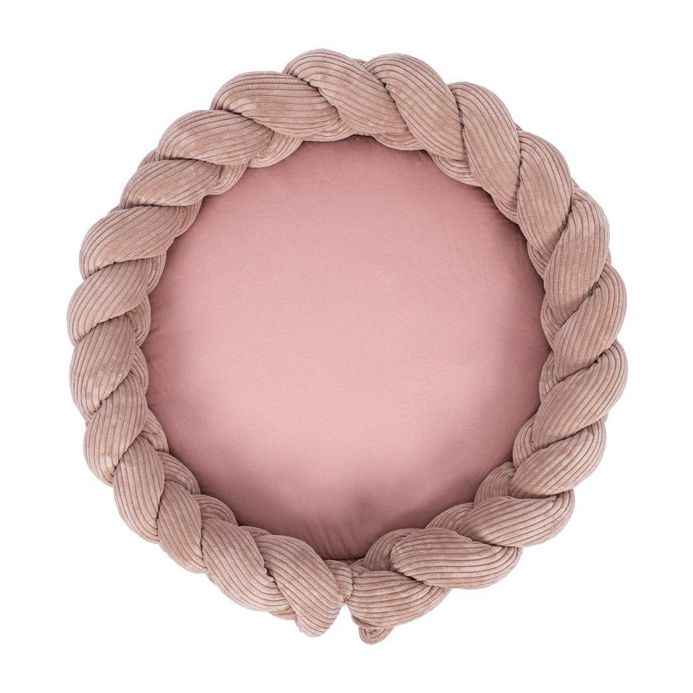 Rózsaszín babafészek 100x100 cm – Meowbaby