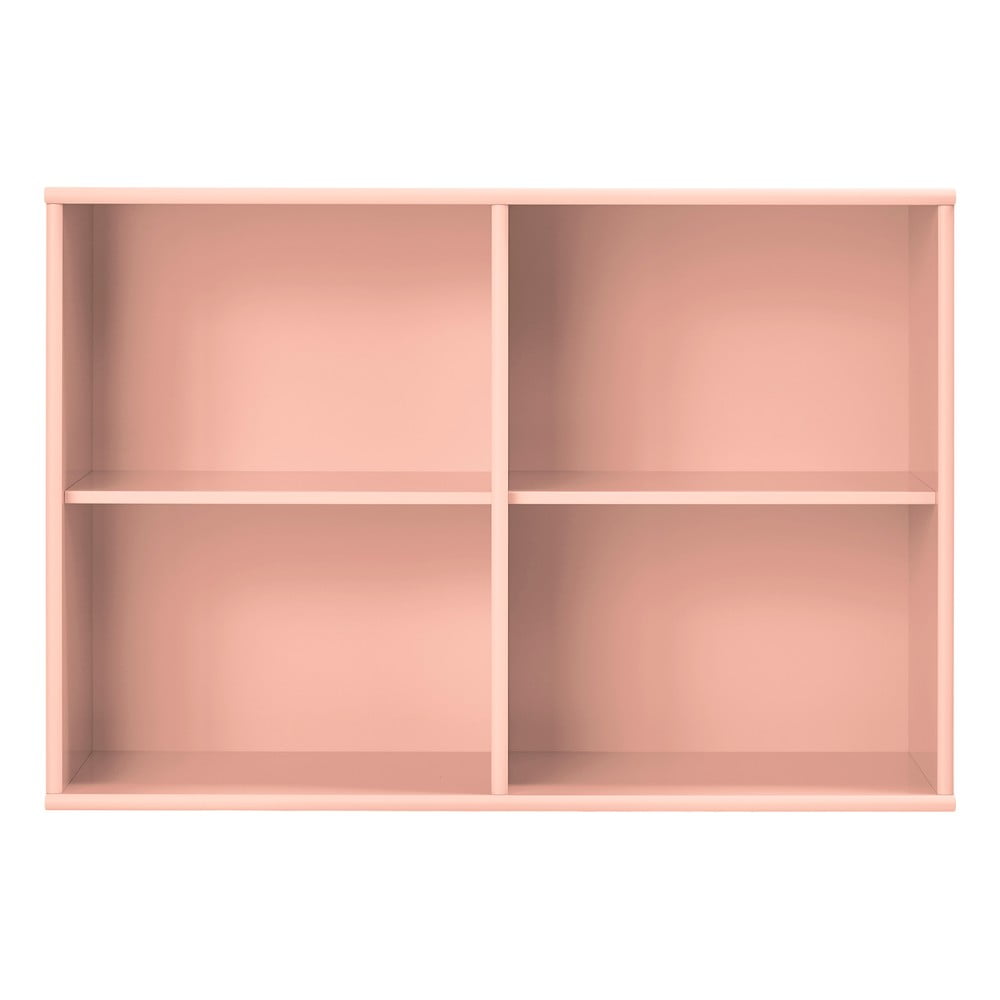 Rózsaszín függő könyvespolc 89x61x32