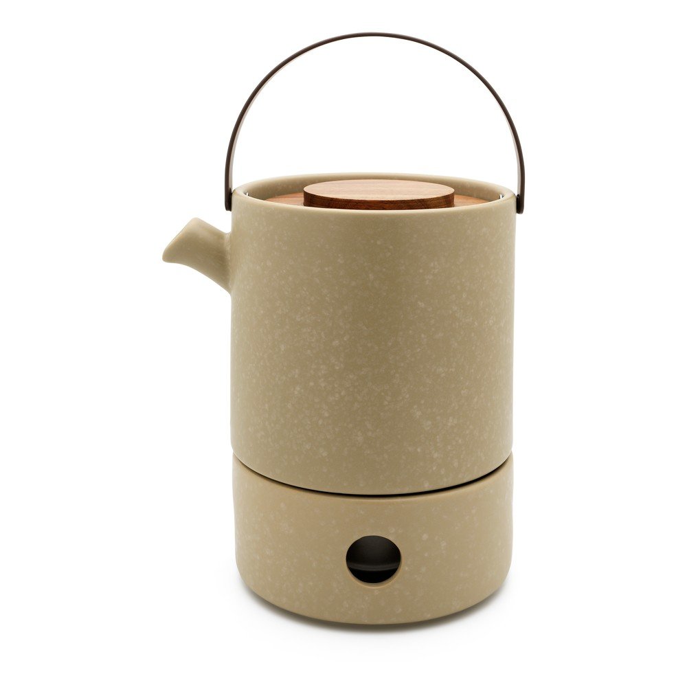 Szürkésbézs kerámia teázó szett Umea – Bredemeijer