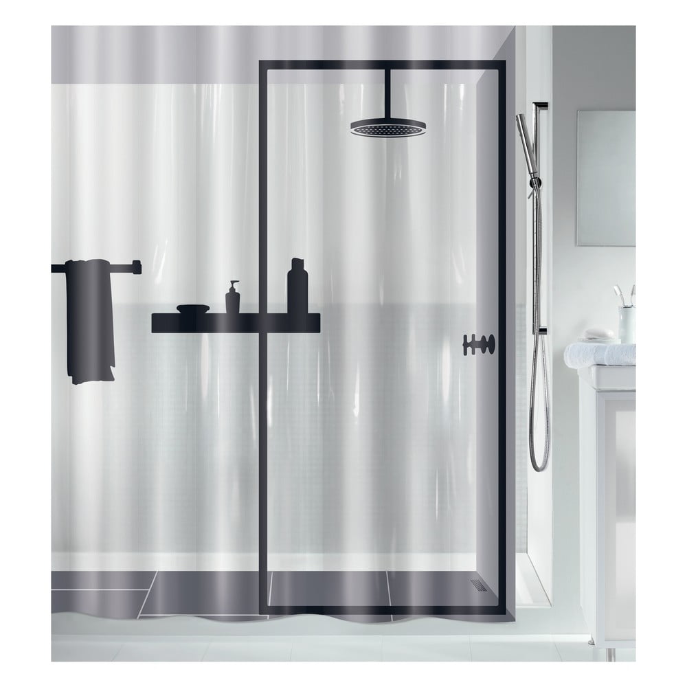 Zuhanyfüggöny 180x200 cm Illusion – Spirella