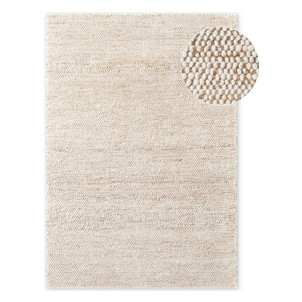 Bézs kézi szövésű gyapjúkeverék szőnyeg 120x180 cm Peas – Villeroy&Boch