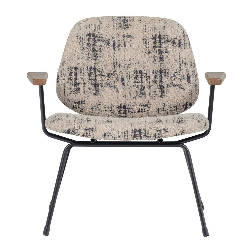 Bézs zsenília fotel Aure – WOOOD