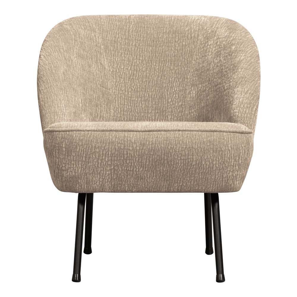 Bézs zsenília fotel Vogue – WOOOD