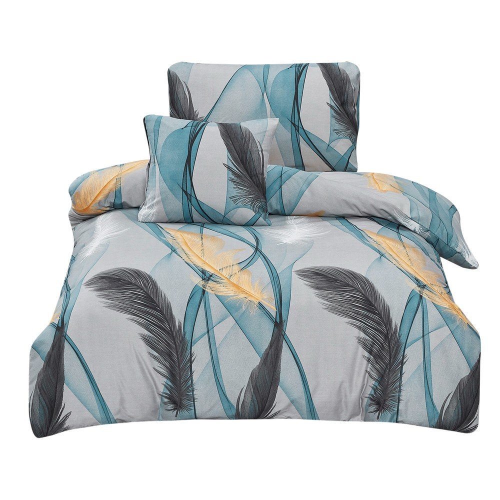 Egyszemélyes háromrészes mikroszatén ágyneműhuzat 140x200 cm Melissa – My House