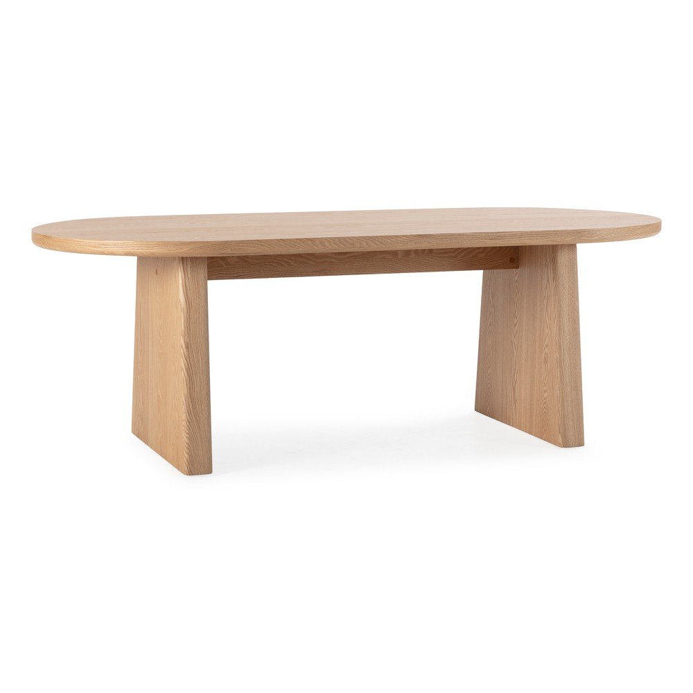 Étkezőasztal kőrisfa dekorral 100x200 cm Blair – MOME