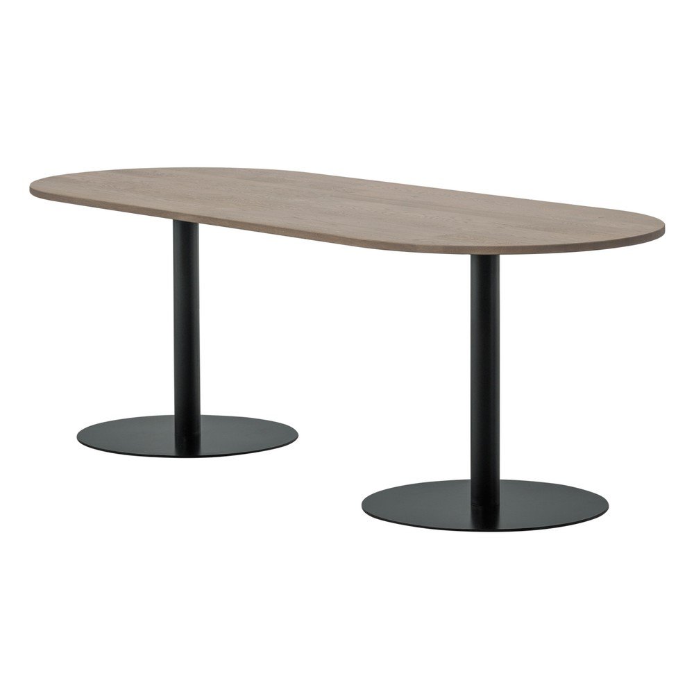 Étkezőasztal tölgyfa asztallappal 90x220 cm Tablo – WOOOD