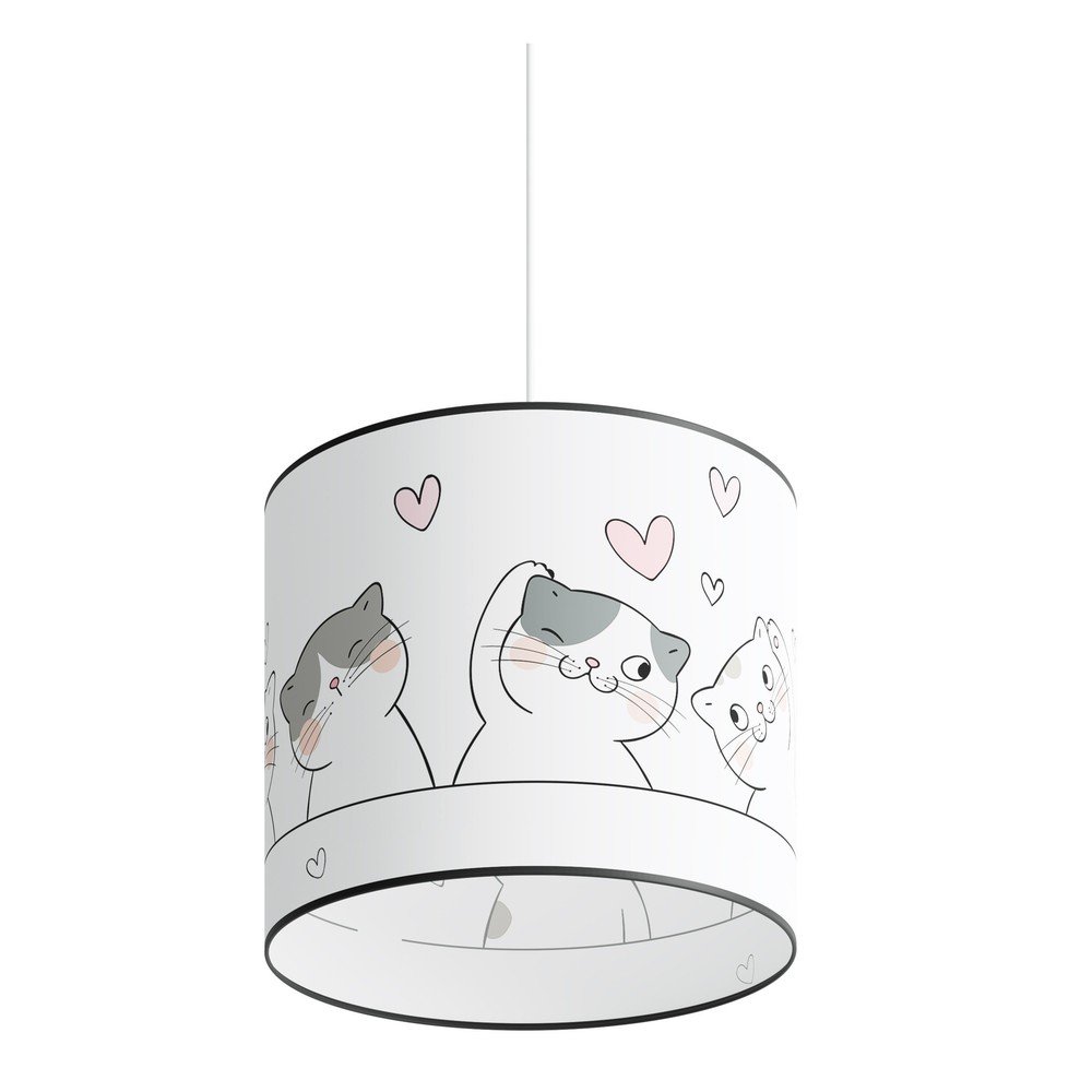 Fehér gyerek lámpa Puss – Sollux