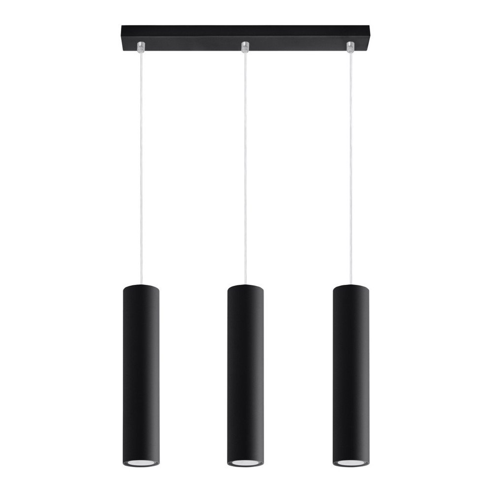 Fekete fém függőlámpa Castro – Sollux