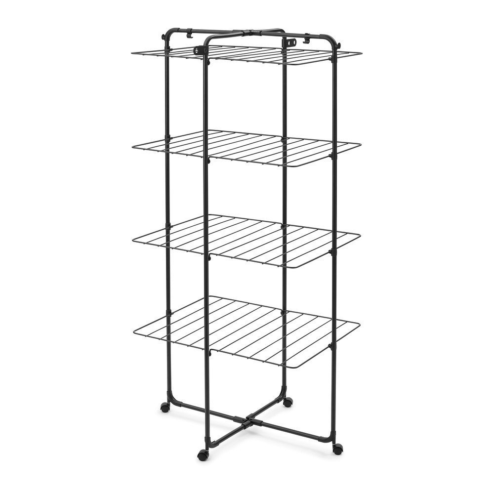 Matt fekete ruhaszárító 30 m HangOn Tower – Brabantia