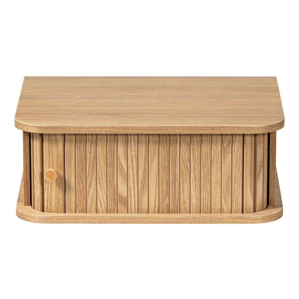 Natúr színű függő éjjeliszekrény borovi fenyő dekorral Jena – WOOOD