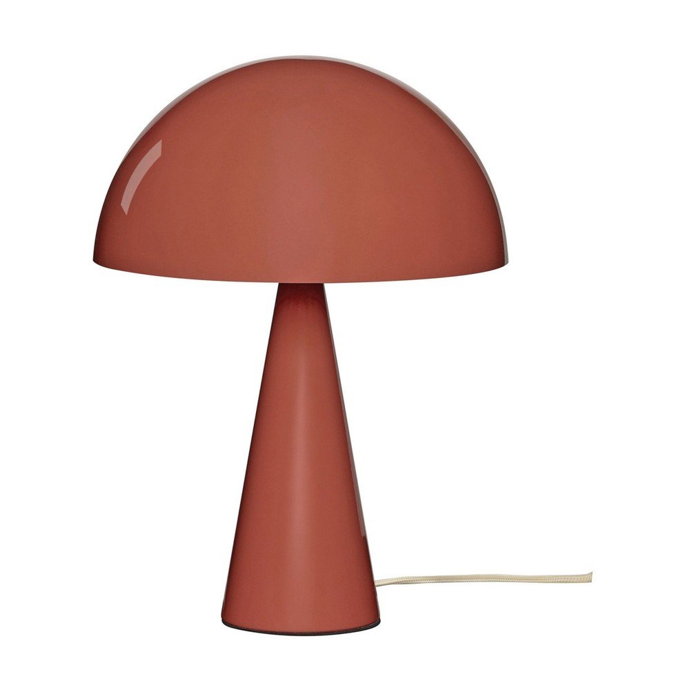 Piros asztali lámpa (magasság 34 cm) Mush – Hübsch