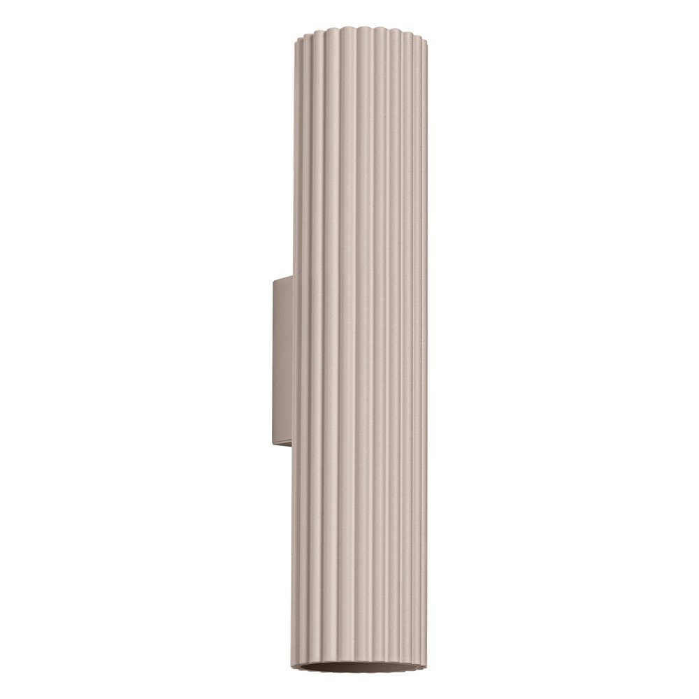 Szürkésbarna fém fali lámpa Gleam – Sollux