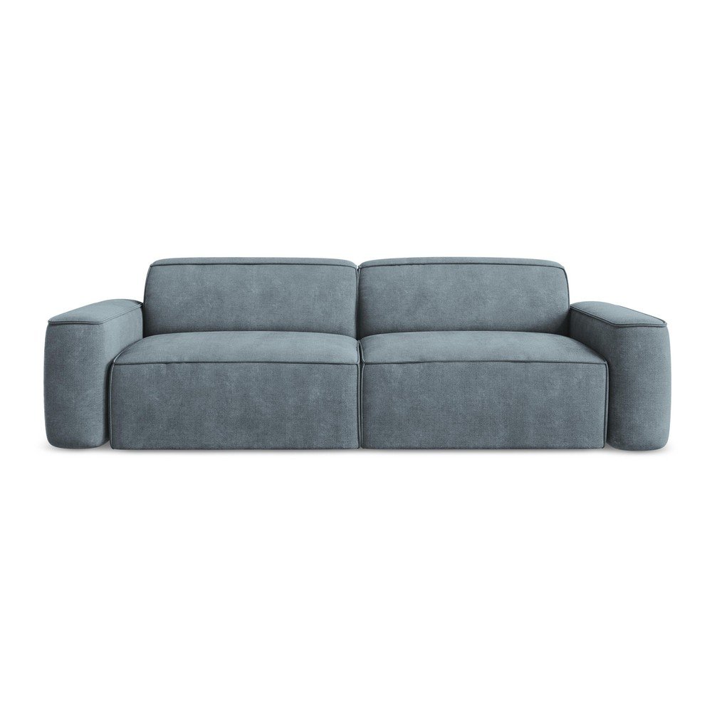 Szürkéskék zsenília kanapé 244 cm Omao – Makamii