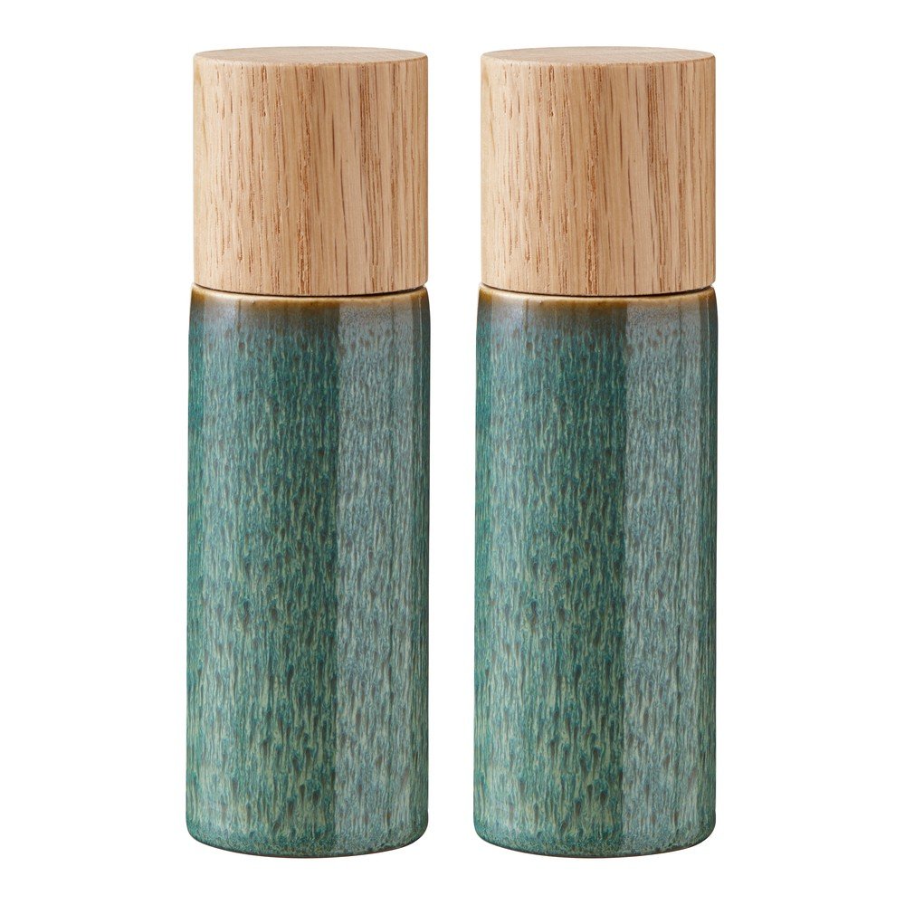 Zöld kerámia só- és borsőrlő szett 2 db-os Gastro Green – Bitz