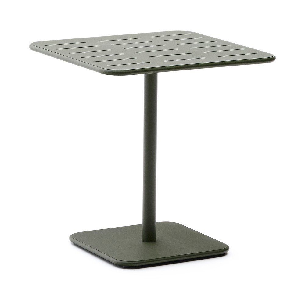 Acél kerti étkezőasztal 70x70 cm Brai – Kave Home