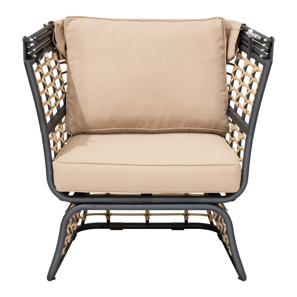 Bézs fém kerti fotel Paros – Garden Pleasure