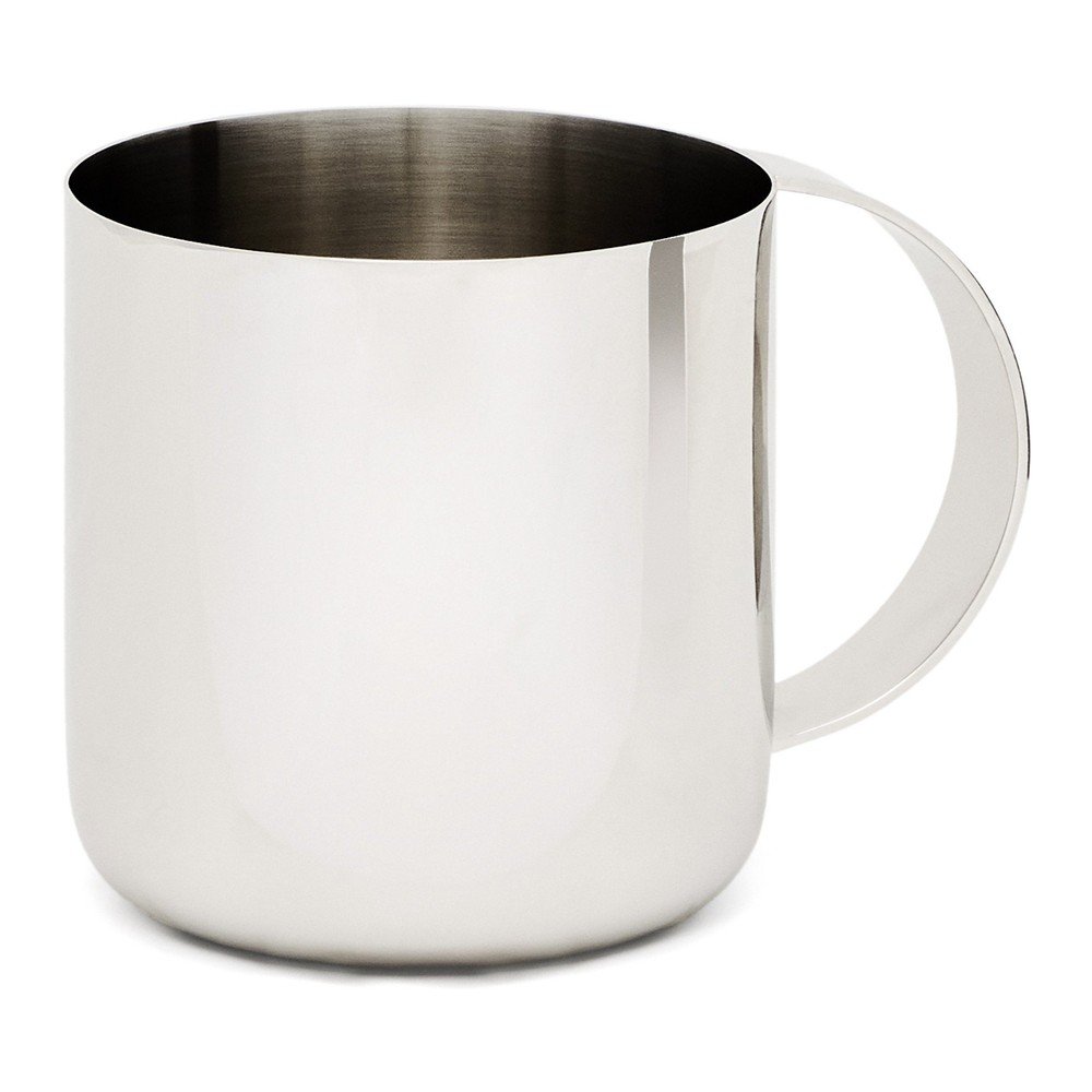 Ezüstszínű rozsdamentes acél bögre Nirela – Kave Home